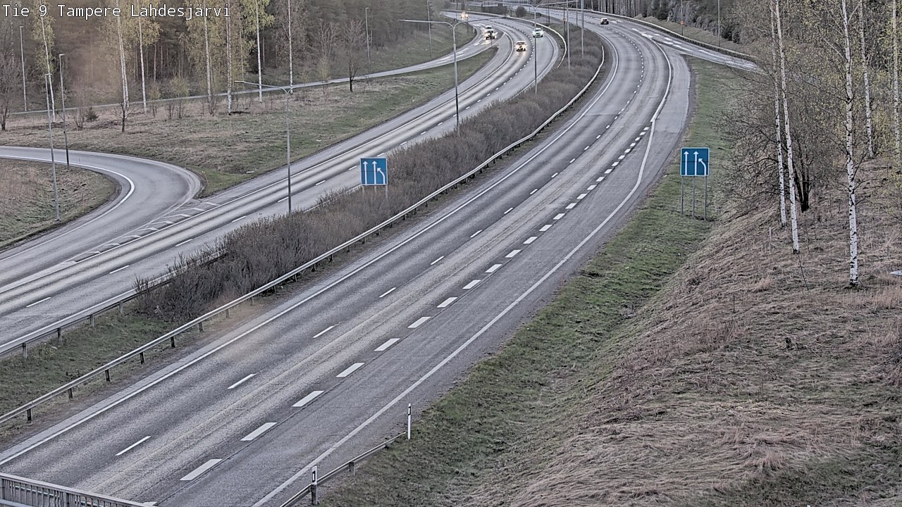 Weather Camera Image Road 9 Tampere, Lahdesjärvi, Tampere, Pirkanmaa