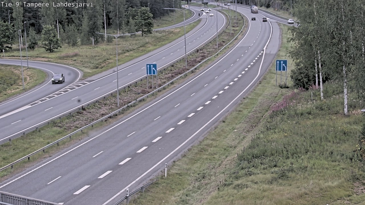 Weather Camera Image Road 9 Tampere, Lahdesjärvi, Tampere, Pirkanmaa