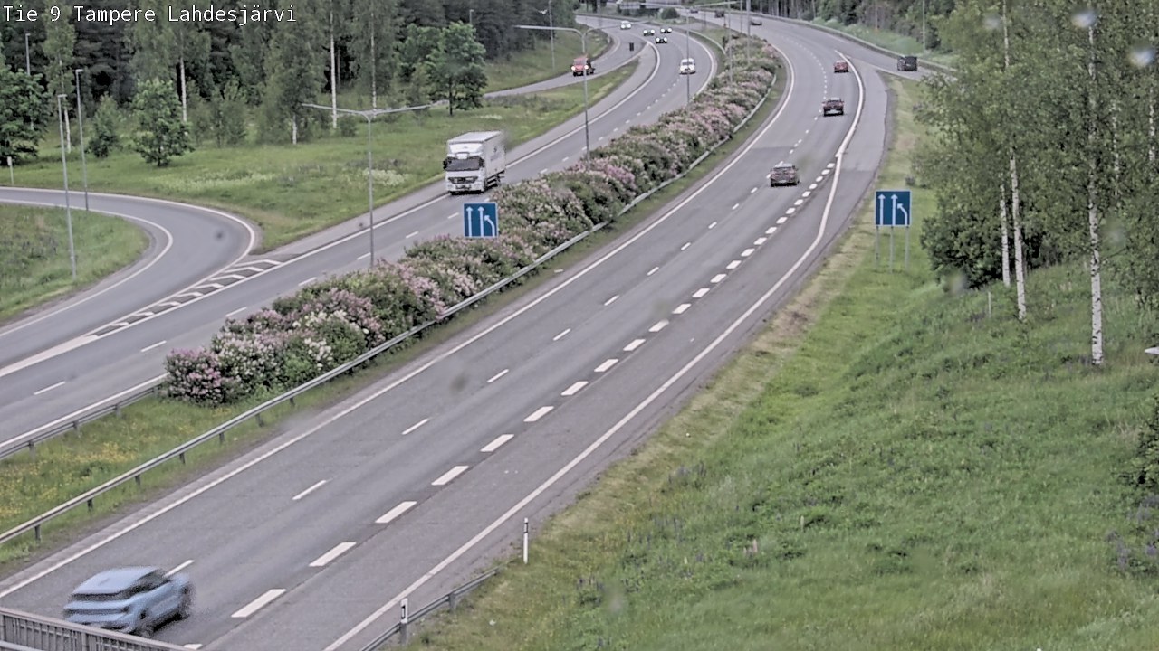 Weather Camera Image Väg 9 Tammerfors, Lahdesjärvi, Tampere, Pirkanmaa