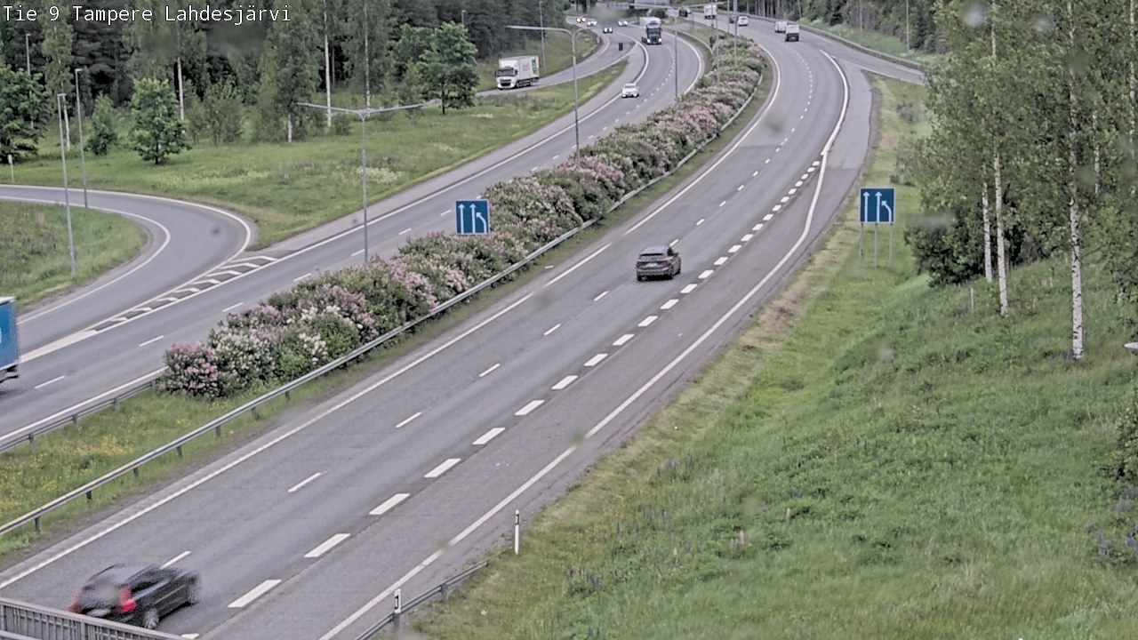 Weather Camera Image Väg 9 Tammerfors, Lahdesjärvi, Tampere, Pirkanmaa
