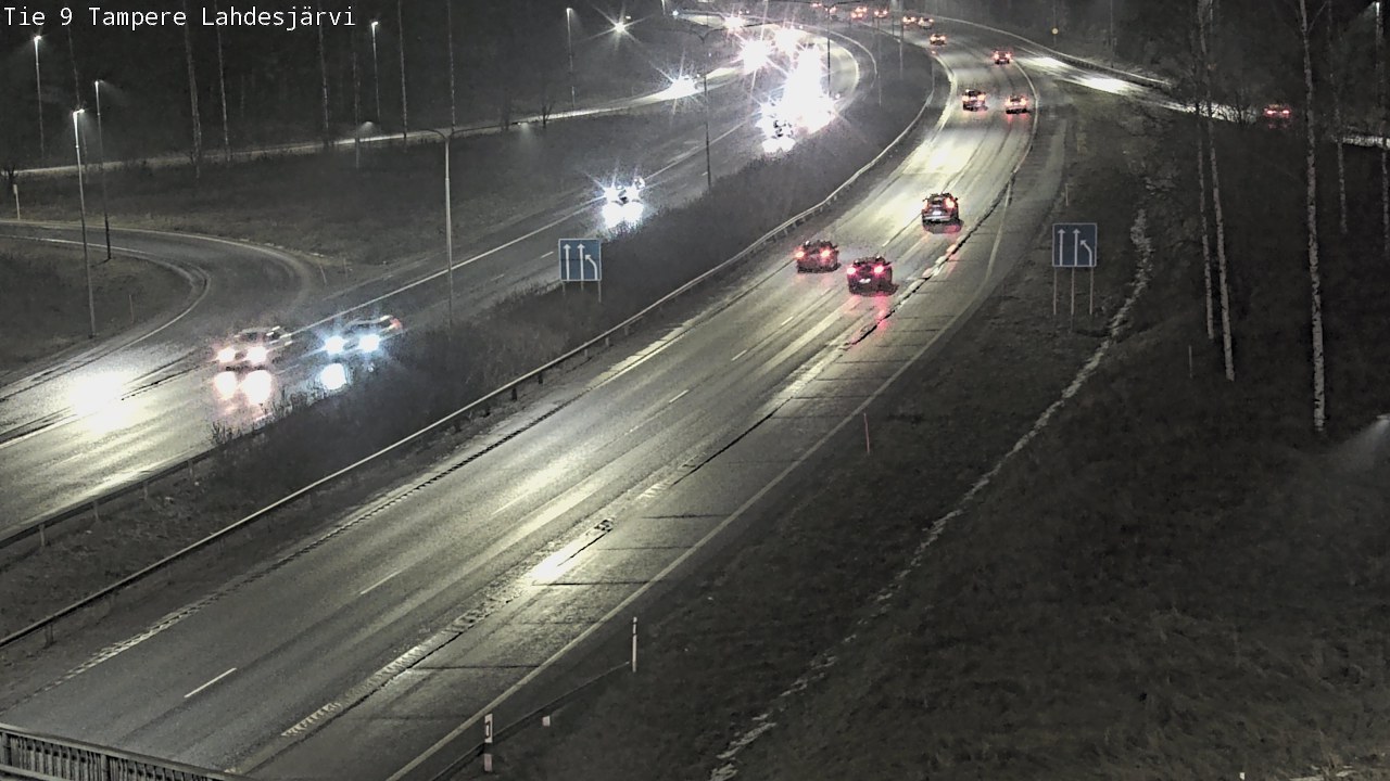 Weather Camera Image Väg 9 Tammerfors, Lahdesjärvi, Tampere, Pirkanmaa