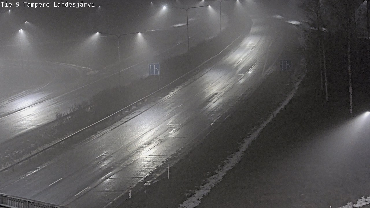 Weather Camera Image Väg 9 Tammerfors, Lahdesjärvi, Tampere, Pirkanmaa