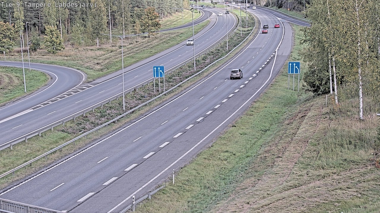 Weather Camera Image Road 9 Tampere, Lahdesjärvi, Tampere, Pirkanmaa