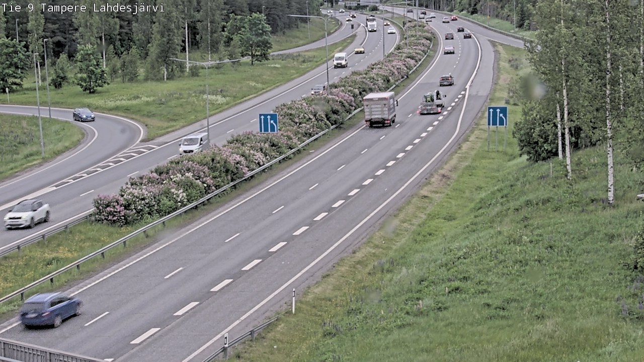 Weather Camera Image Väg 9 Tammerfors, Lahdesjärvi, Tampere, Pirkanmaa