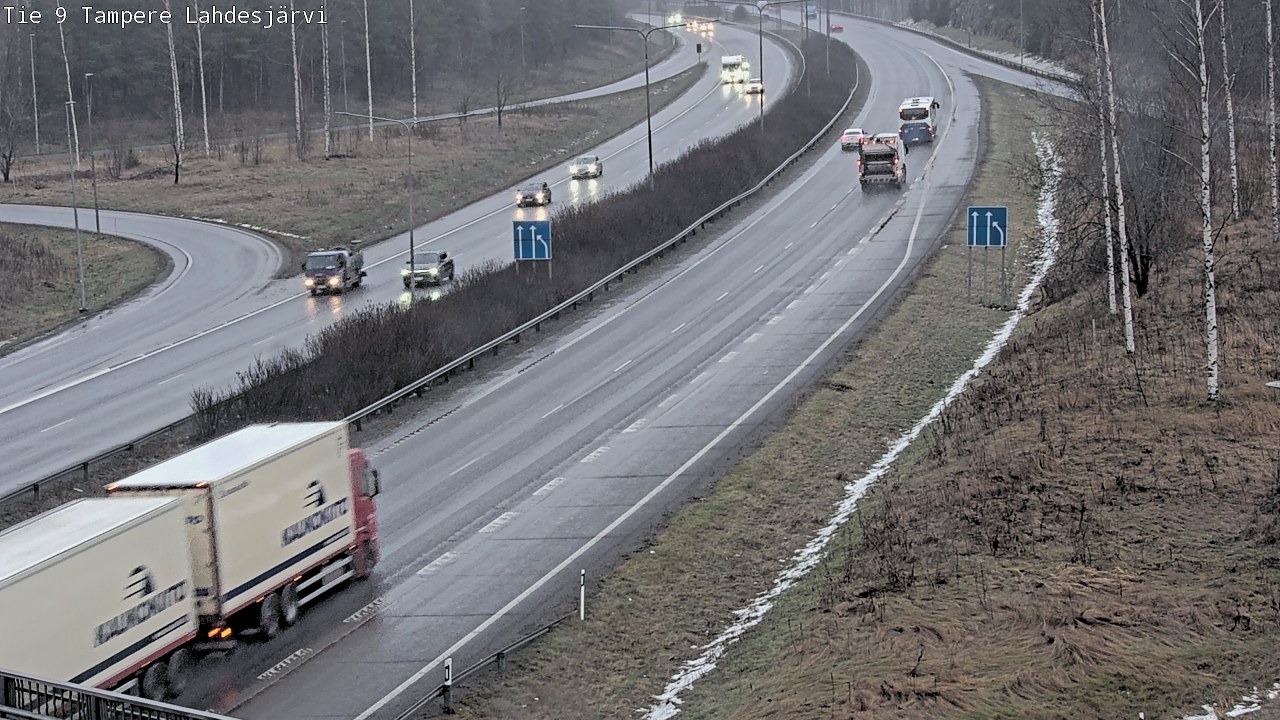 Weather Camera Image Väg 9 Tammerfors, Lahdesjärvi, Tampere, Pirkanmaa