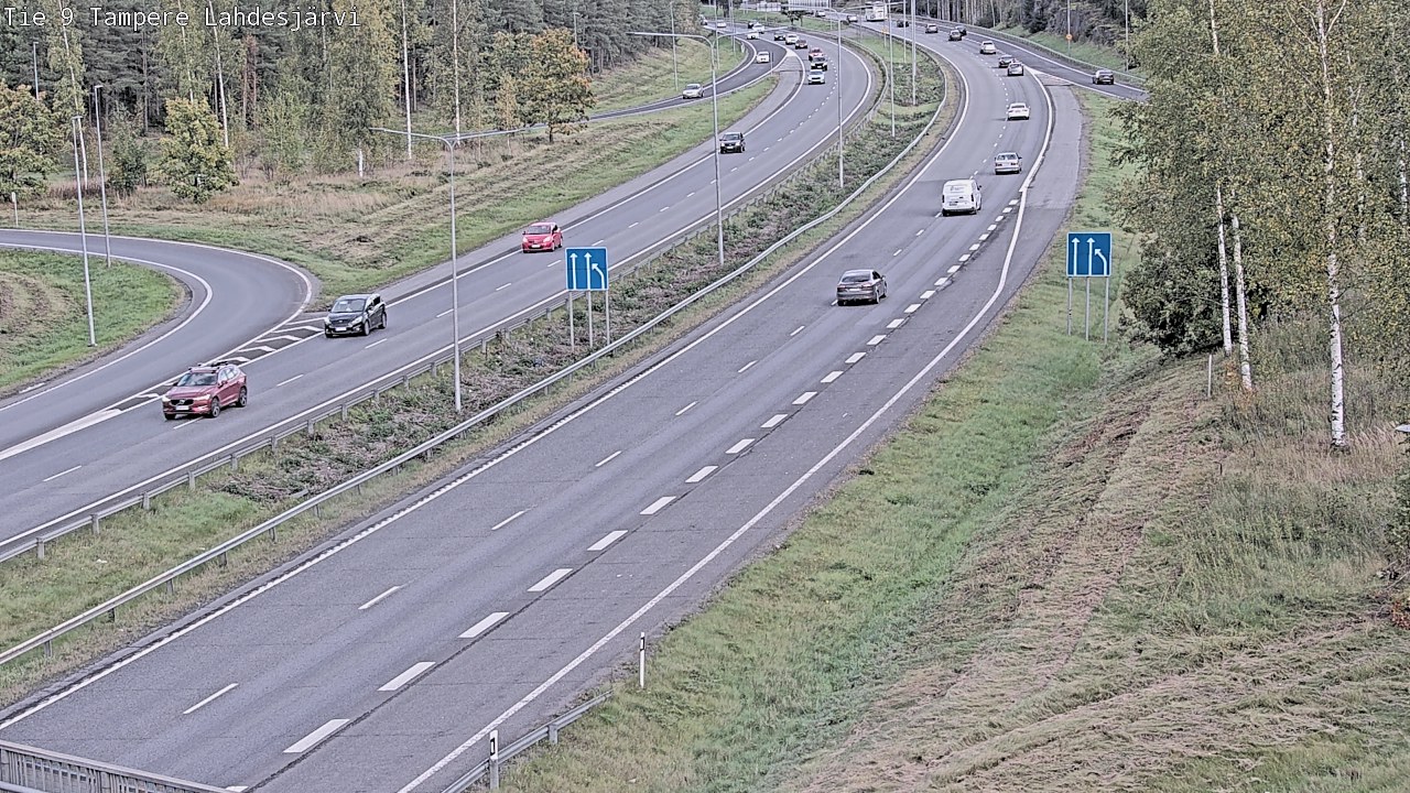 Weather Camera Image Road 9 Tampere, Lahdesjärvi, Tampere, Pirkanmaa
