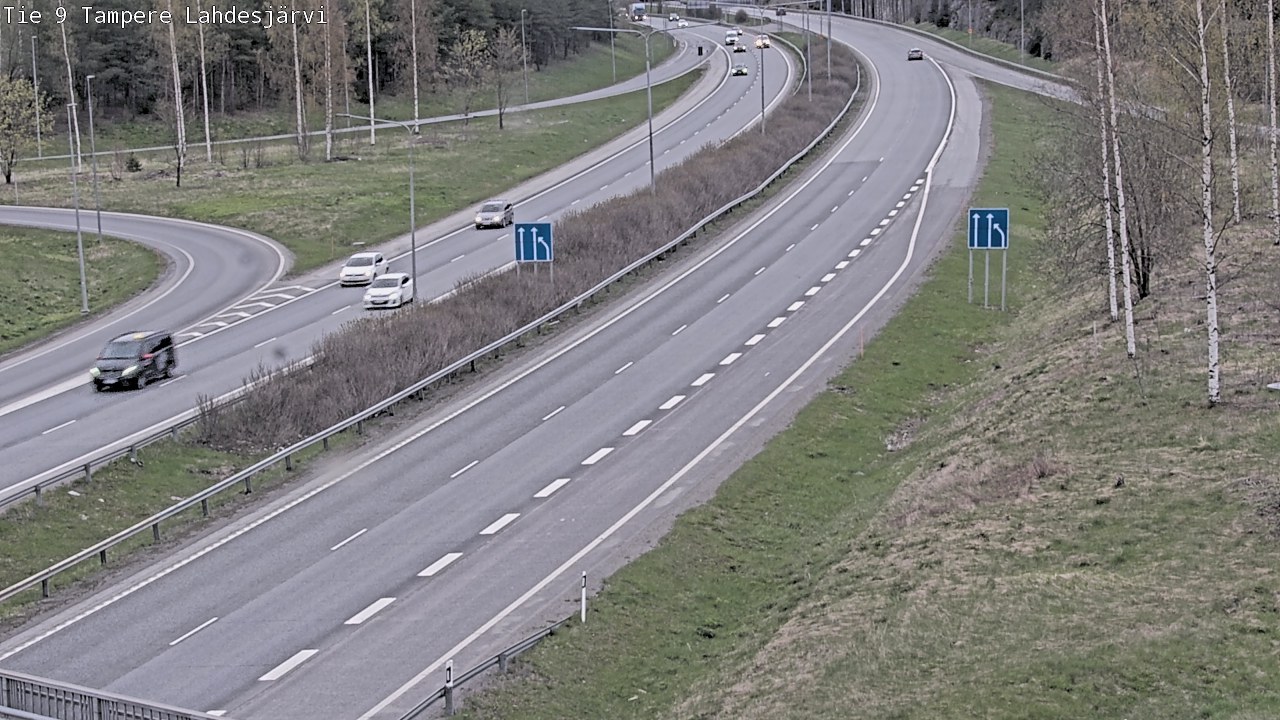 Weather Camera Image Road 9 Tampere, Lahdesjärvi, Tampere, Pirkanmaa