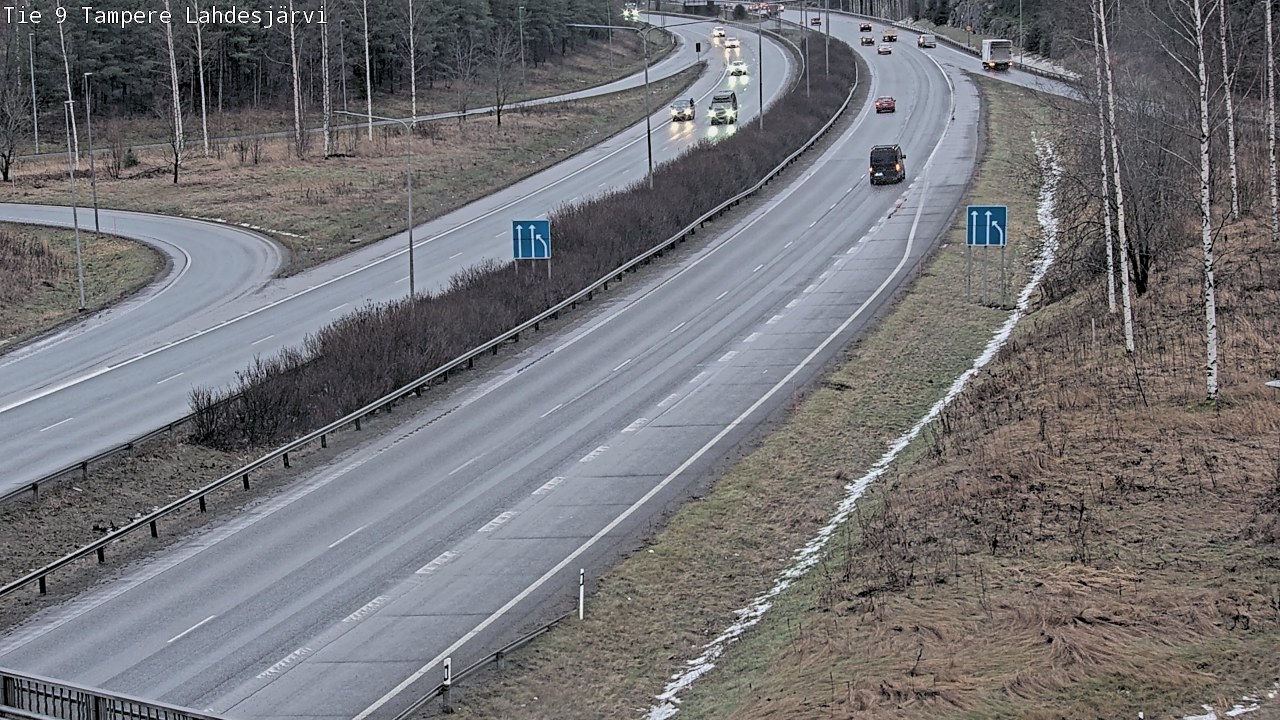 Weather Camera Image Väg 9 Tammerfors, Lahdesjärvi, Tampere, Pirkanmaa
