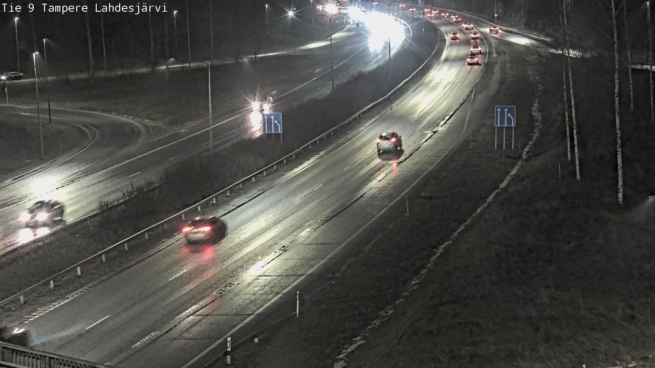 Weather Camera Image Väg 9 Tammerfors, Lahdesjärvi, Tampere, Pirkanmaa