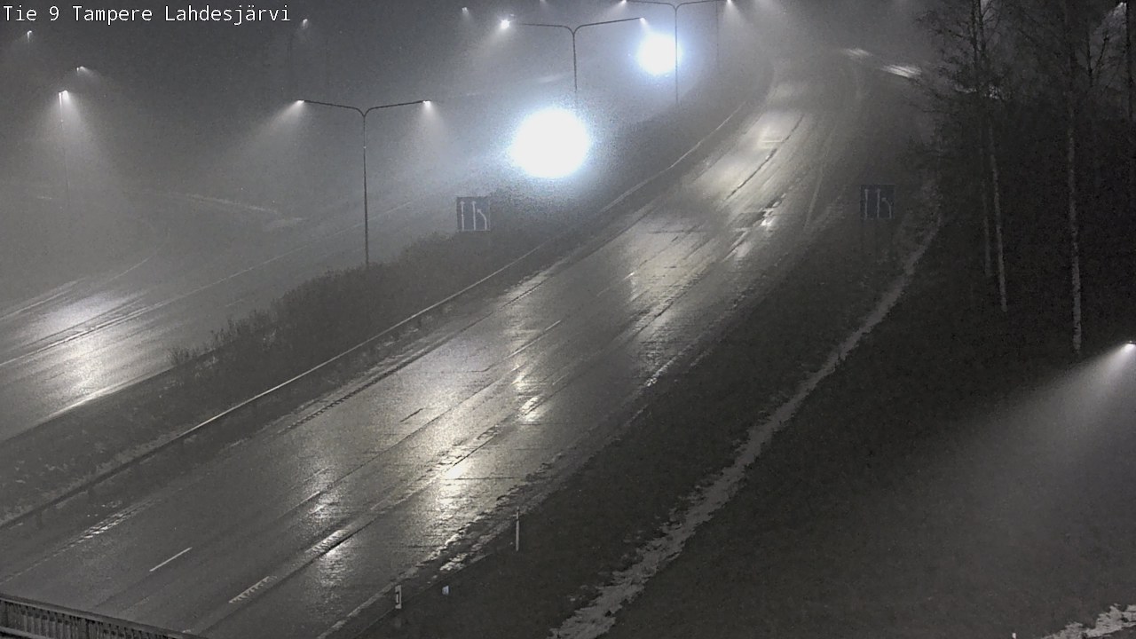 Weather Camera Image Väg 9 Tammerfors, Lahdesjärvi, Tampere, Pirkanmaa