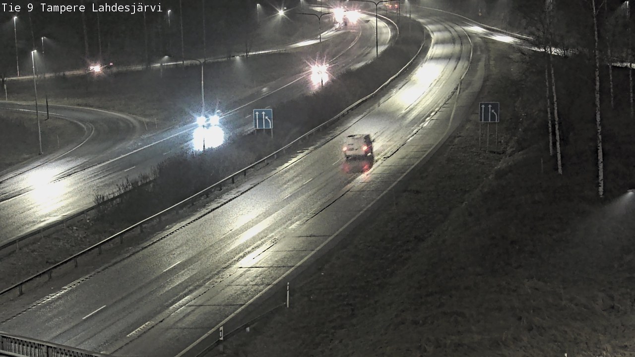 Weather Camera Image Väg 9 Tammerfors, Lahdesjärvi, Tampere, Pirkanmaa