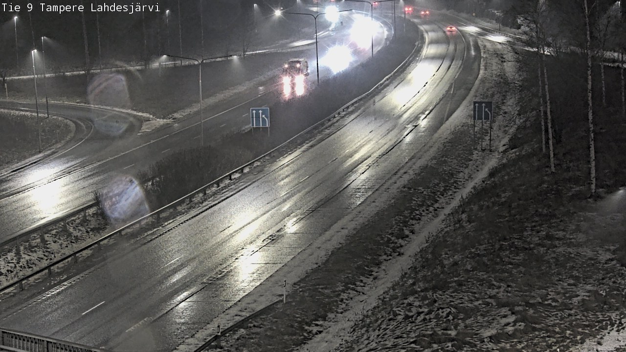 Weather Camera Image Väg 9 Tammerfors, Lahdesjärvi, Tampere, Pirkanmaa