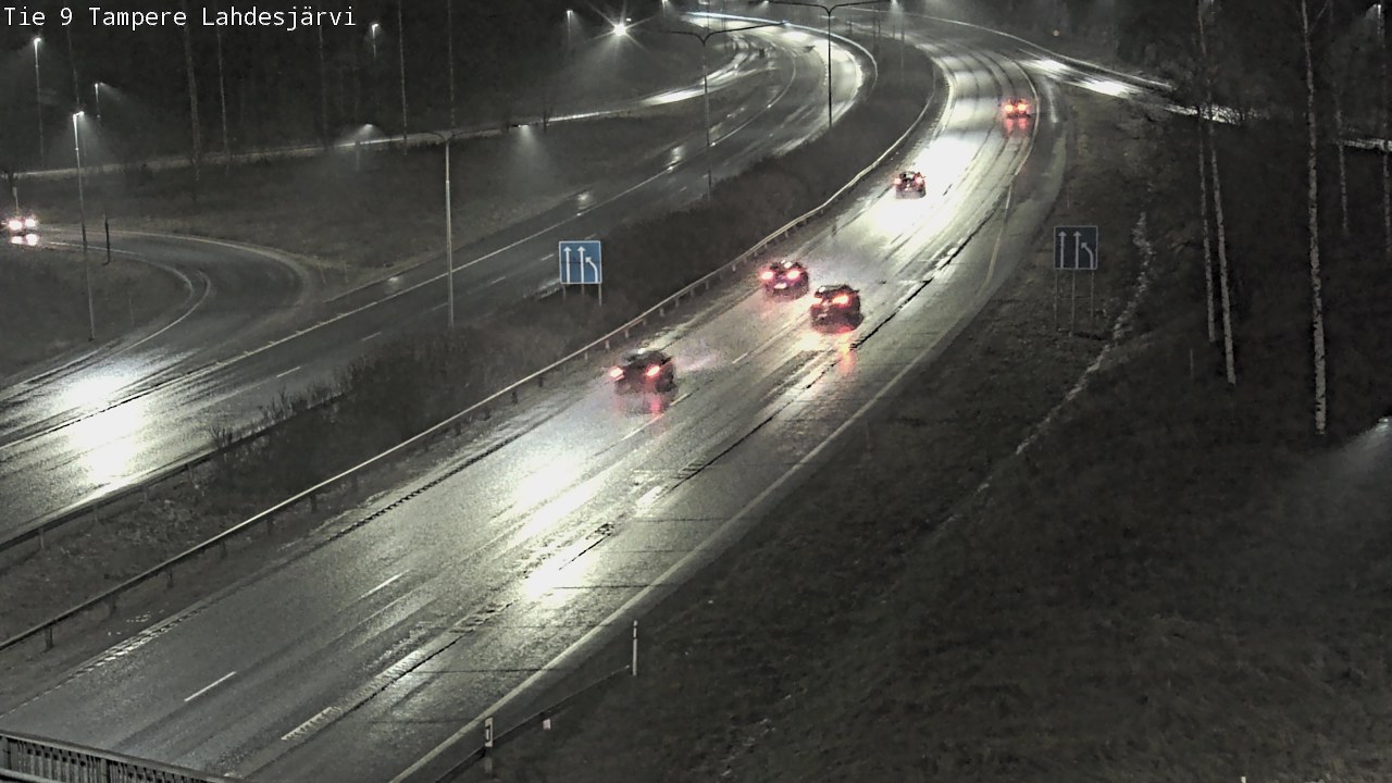 Weather Camera Image Väg 9 Tammerfors, Lahdesjärvi, Tampere, Pirkanmaa
