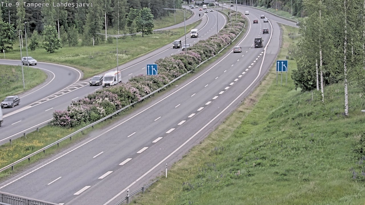 Weather Camera Image Väg 9 Tammerfors, Lahdesjärvi, Tampere, Pirkanmaa