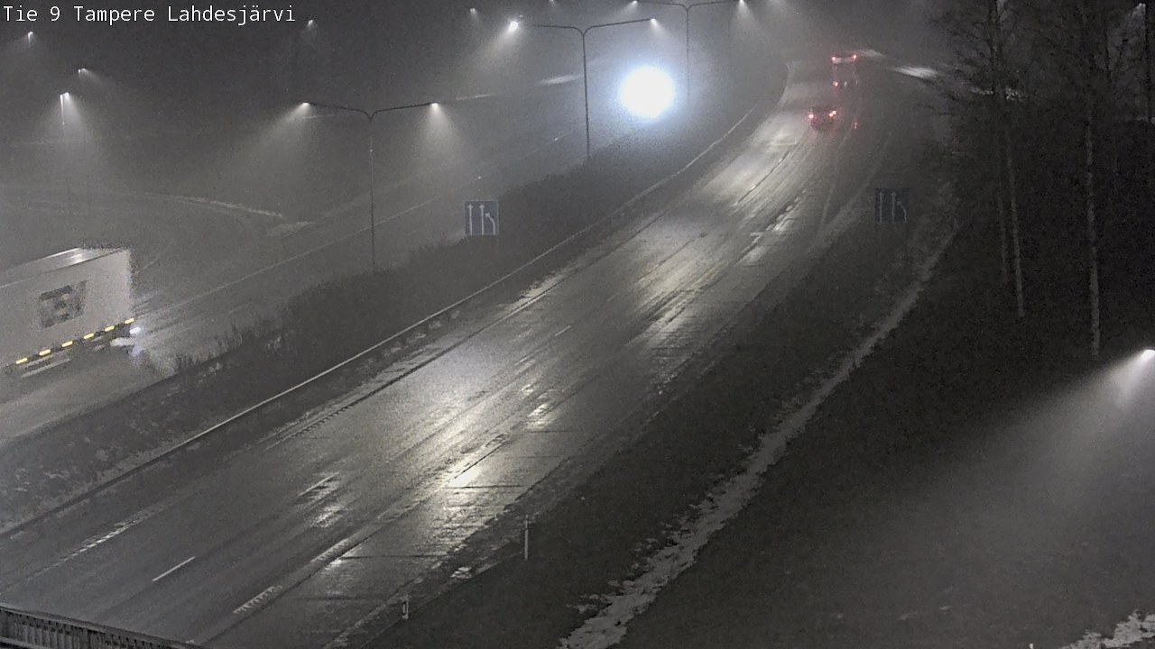 Weather Camera Image Väg 9 Tammerfors, Lahdesjärvi, Tampere, Pirkanmaa