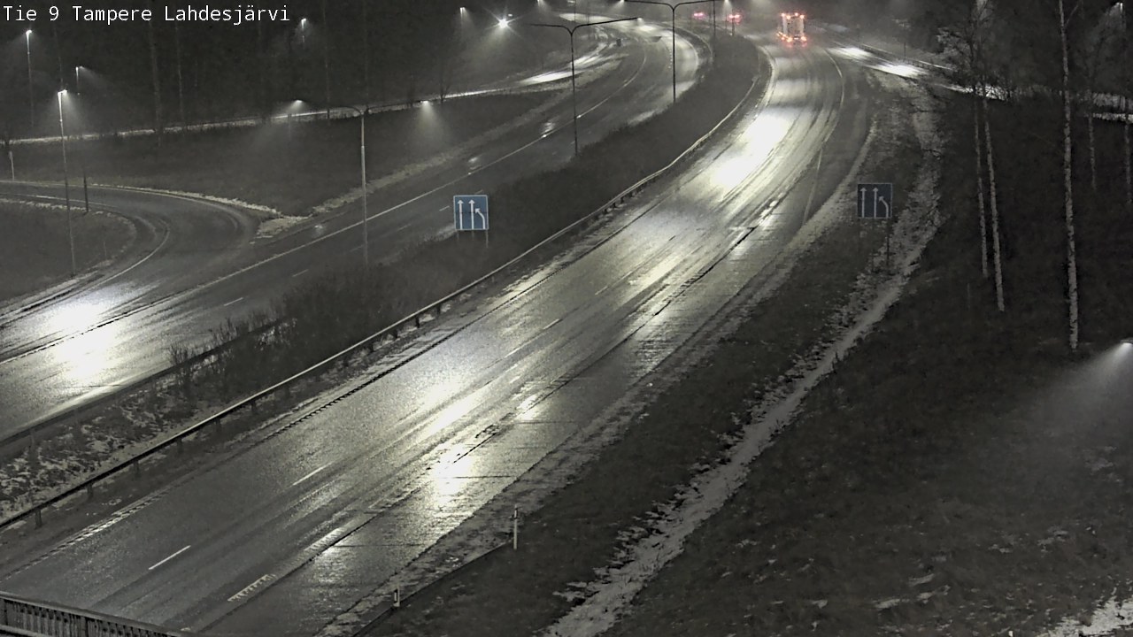 Weather Camera Image Väg 9 Tammerfors, Lahdesjärvi, Tampere, Pirkanmaa