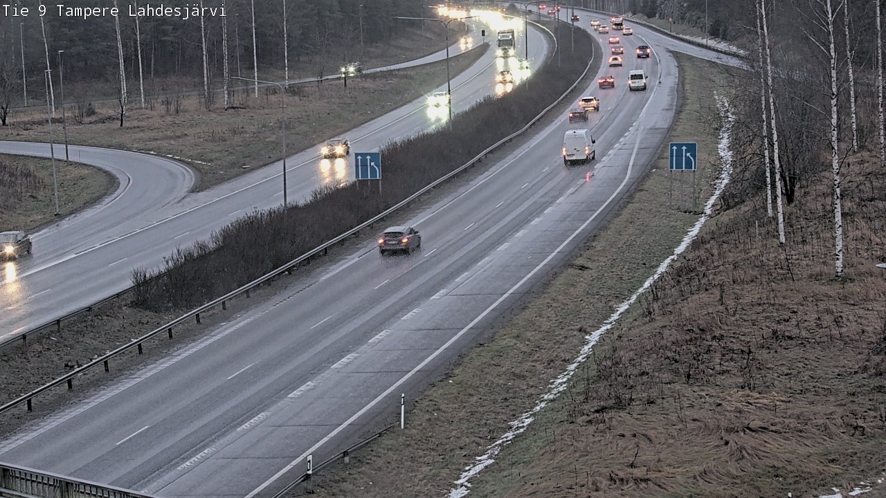 Weather Camera Image Väg 9 Tammerfors, Lahdesjärvi, Tampere, Pirkanmaa