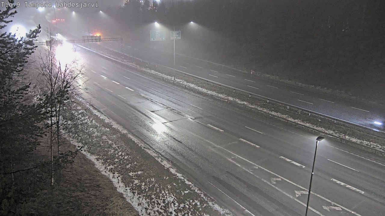 Weather Camera Image Väg 9 Tammerfors, Lahdesjärvi, Tampere, Pirkanmaa