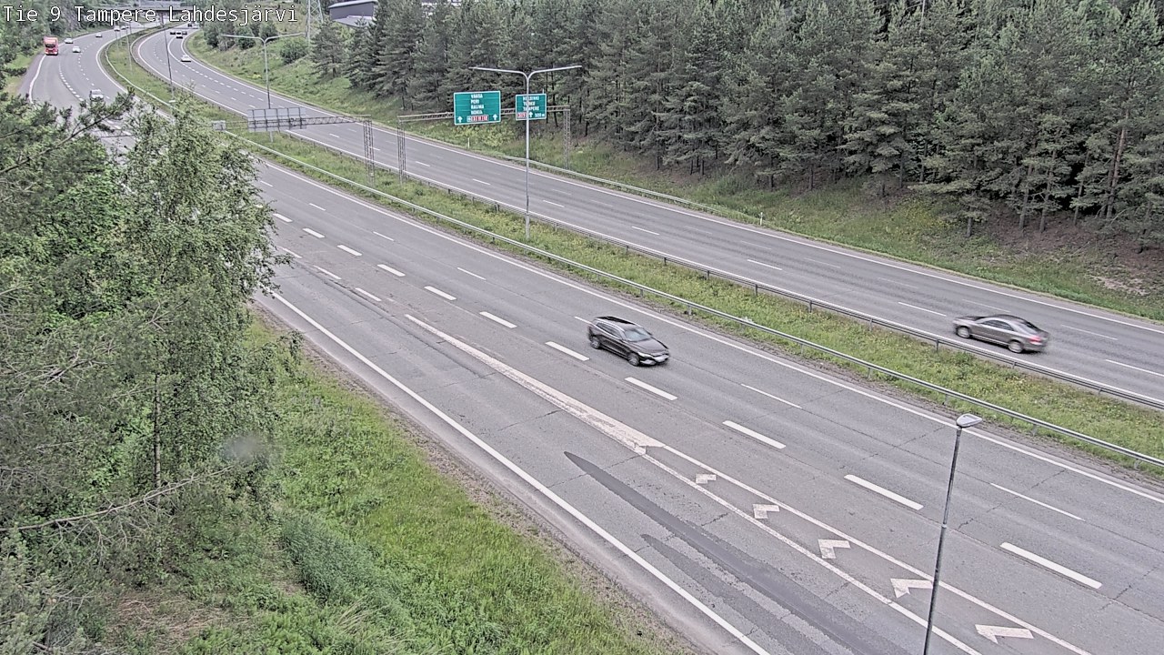 Weather Camera Image Väg 9 Tammerfors, Lahdesjärvi, Tampere, Pirkanmaa