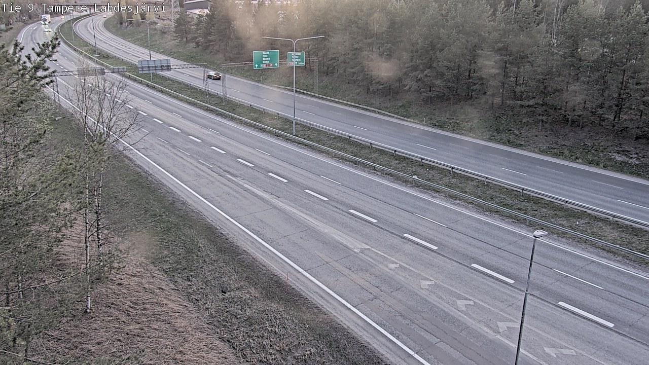 Weather Camera Image Road 9 Tampere, Lahdesjärvi, Tampere, Pirkanmaa