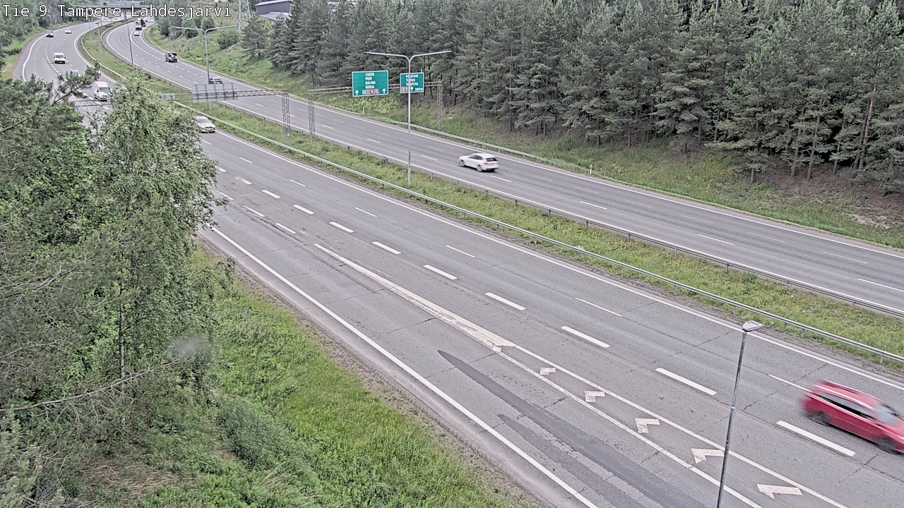 Weather Camera Image Väg 9 Tammerfors, Lahdesjärvi, Tampere, Pirkanmaa