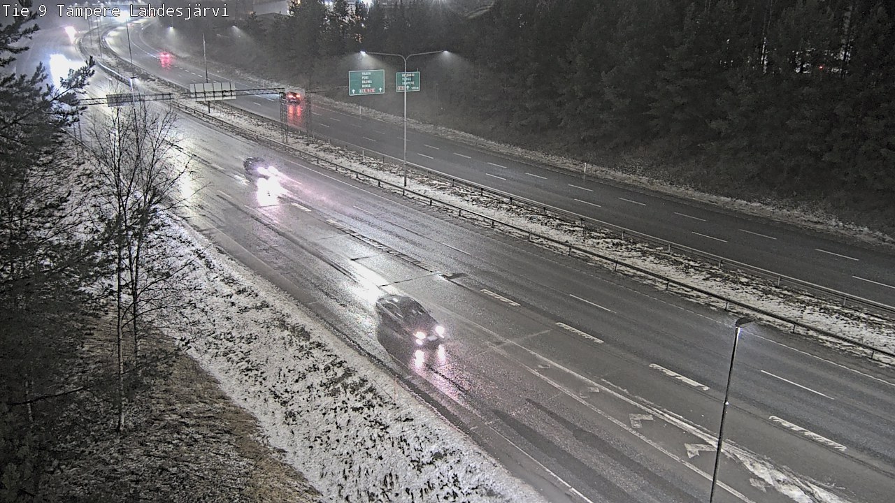 Weather Camera Image Väg 9 Tammerfors, Lahdesjärvi, Tampere, Pirkanmaa