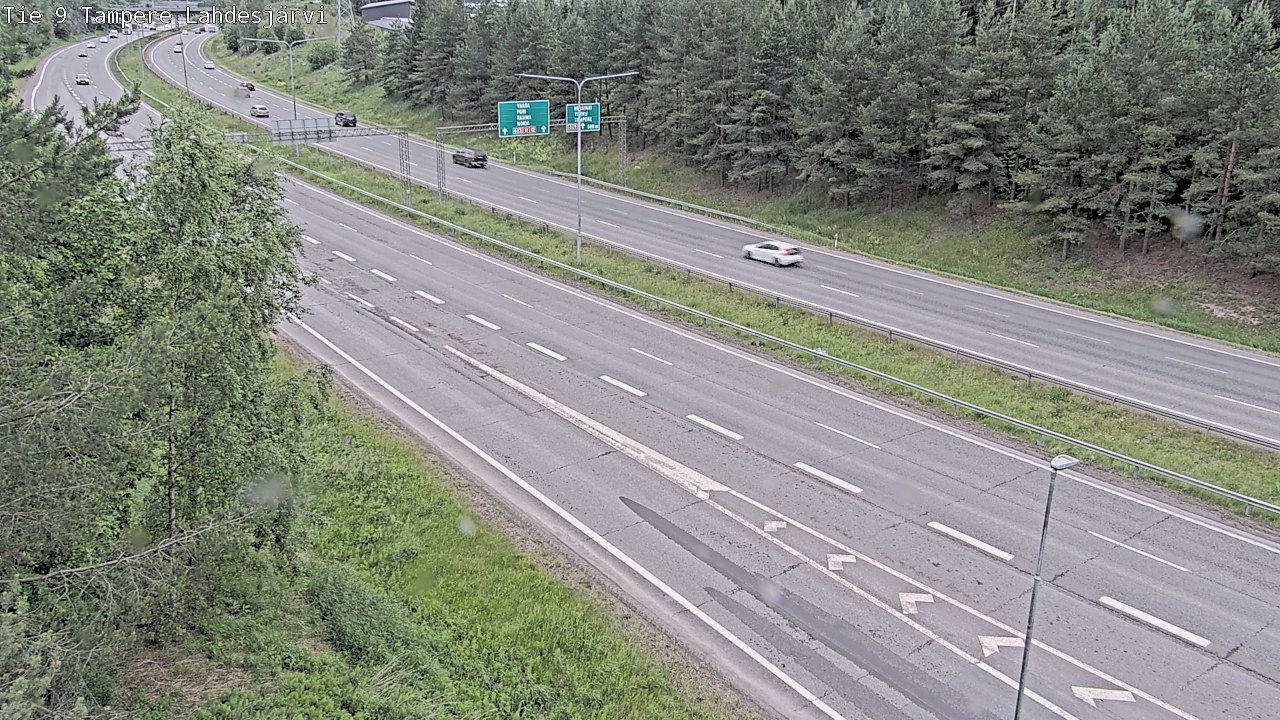 Weather Camera Image Väg 9 Tammerfors, Lahdesjärvi, Tampere, Pirkanmaa