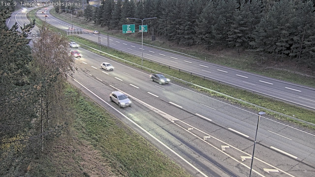Weather Camera Image Road 9 Tampere, Lahdesjärvi, Tampere, Pirkanmaa