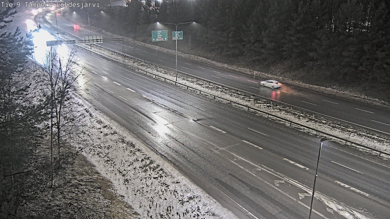 Weather Camera Image Väg 9 Tammerfors, Lahdesjärvi, Tampere, Pirkanmaa