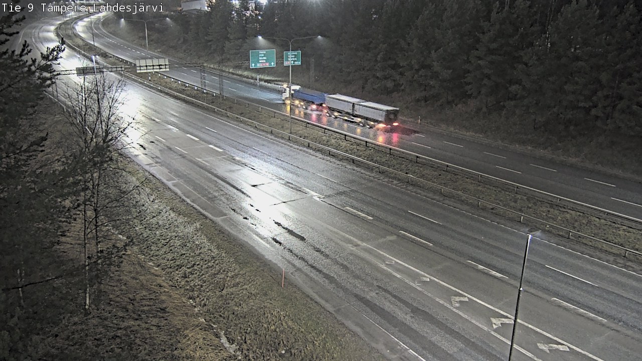 Weather Camera Image Road 9 Tampere, Lahdesjärvi, Tampere, Pirkanmaa