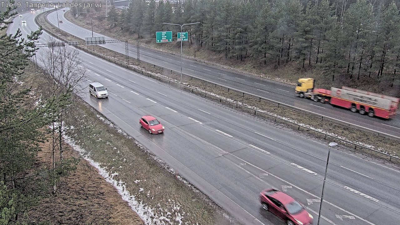 Weather Camera Image Väg 9 Tammerfors, Lahdesjärvi, Tampere, Pirkanmaa
