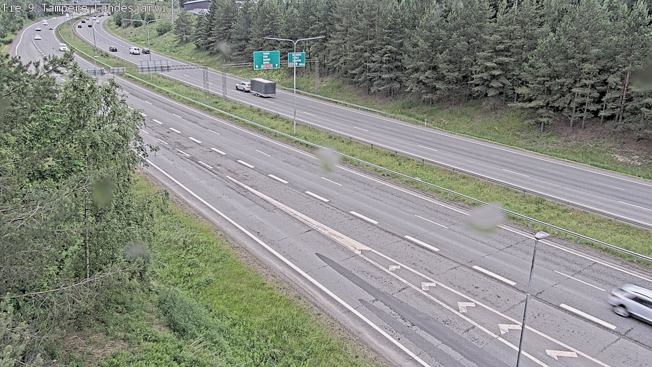Weather Camera Image Väg 9 Tammerfors, Lahdesjärvi, Tampere, Pirkanmaa