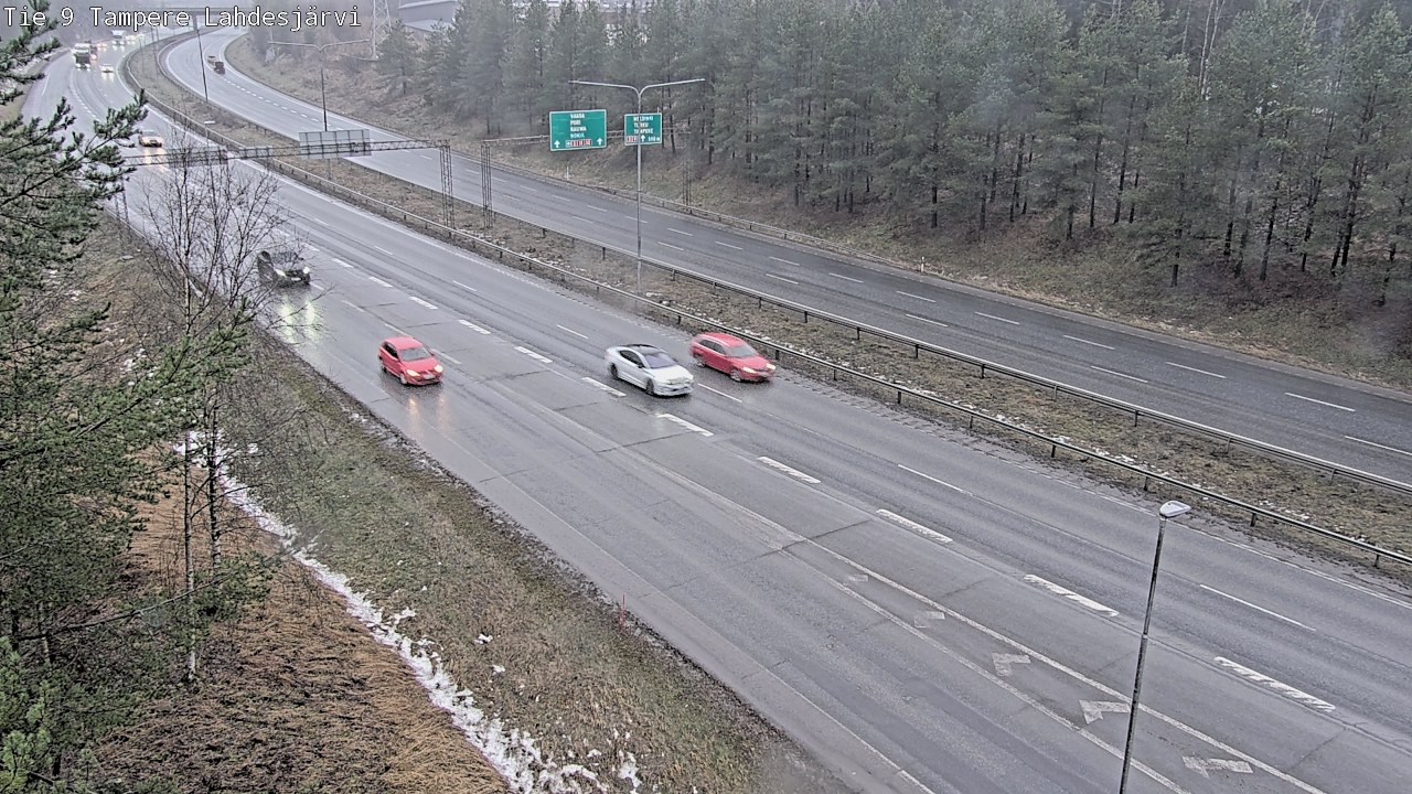 Weather Camera Image Road 9 Tampere, Lahdesjärvi, Tampere, Pirkanmaa