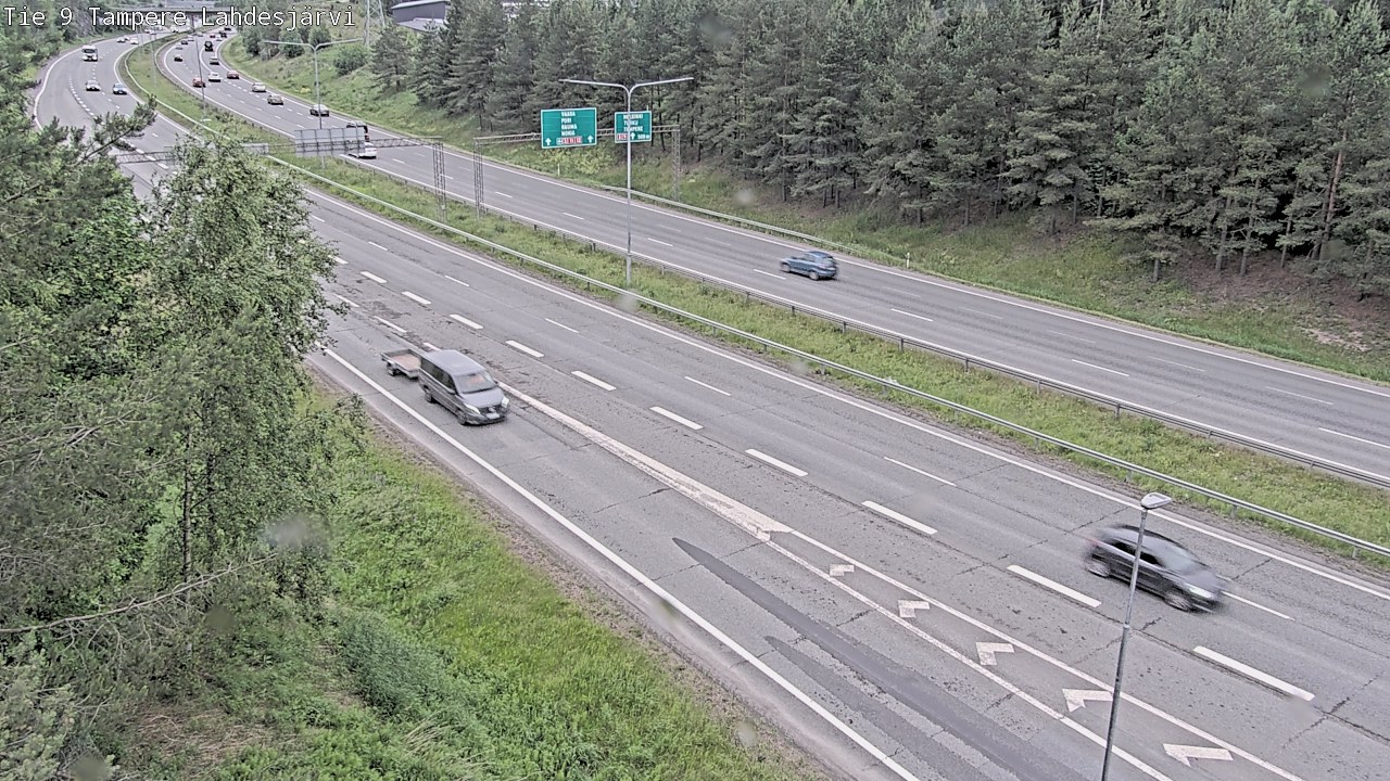 Weather Camera Image Väg 9 Tammerfors, Lahdesjärvi, Tampere, Pirkanmaa