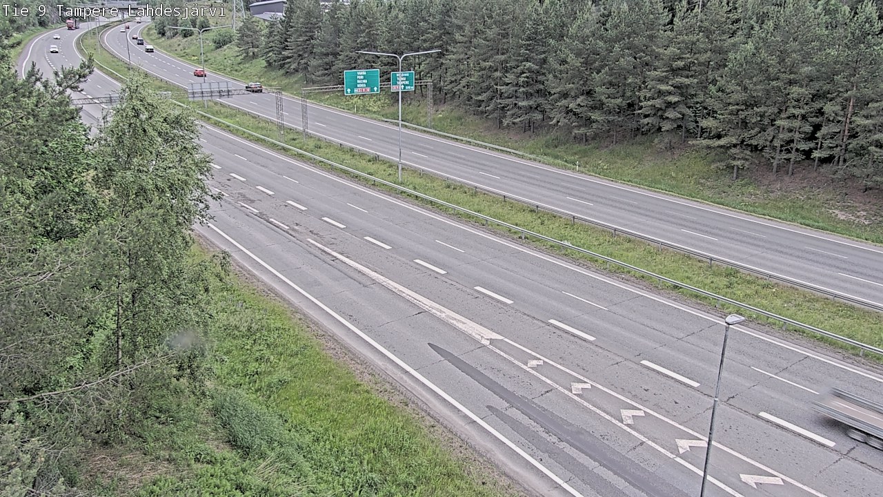 Weather Camera Image Väg 9 Tammerfors, Lahdesjärvi, Tampere, Pirkanmaa