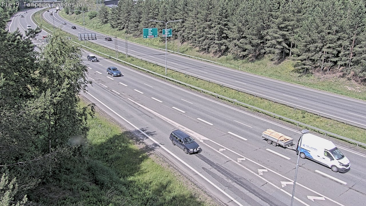 Kelikamerat Kuva Tie 9 Tampere, Lahdesjärvi, Tampere, Pirkanmaa
