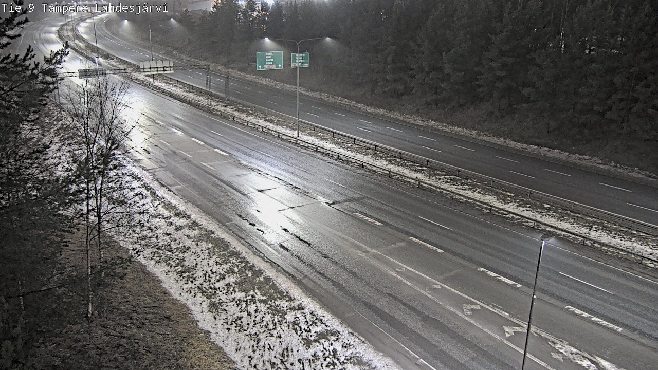 Weather Camera Image Väg 9 Tammerfors, Lahdesjärvi, Tampere, Pirkanmaa