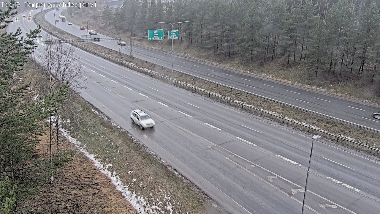 Weather Camera Image Väg 9 Tammerfors, Lahdesjärvi, Tampere, Pirkanmaa