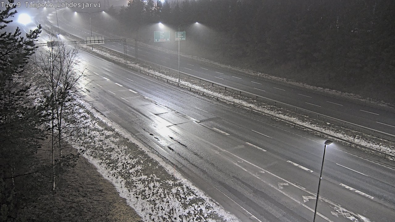 Weather Camera Image Väg 9 Tammerfors, Lahdesjärvi, Tampere, Pirkanmaa