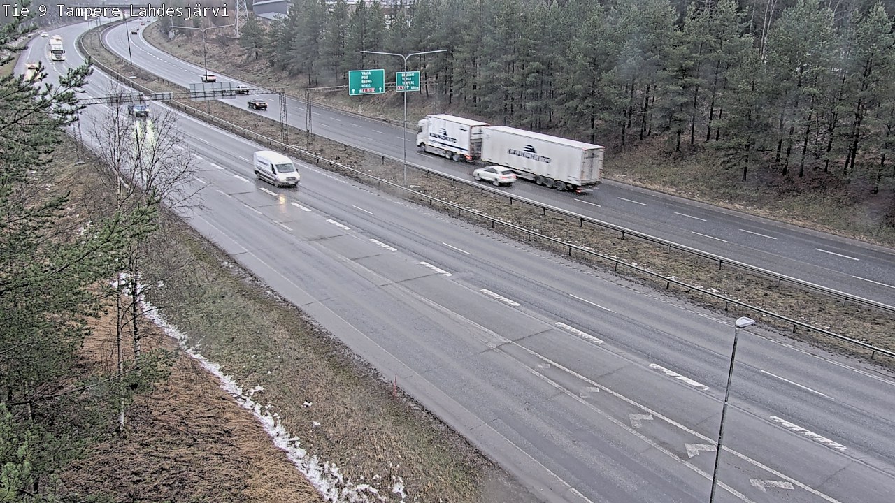 Weather Camera Image Road 9 Tampere, Lahdesjärvi, Tampere, Pirkanmaa