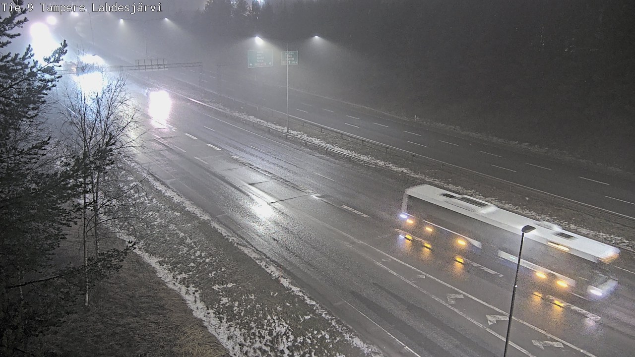 Weather Camera Image Väg 9 Tammerfors, Lahdesjärvi, Tampere, Pirkanmaa