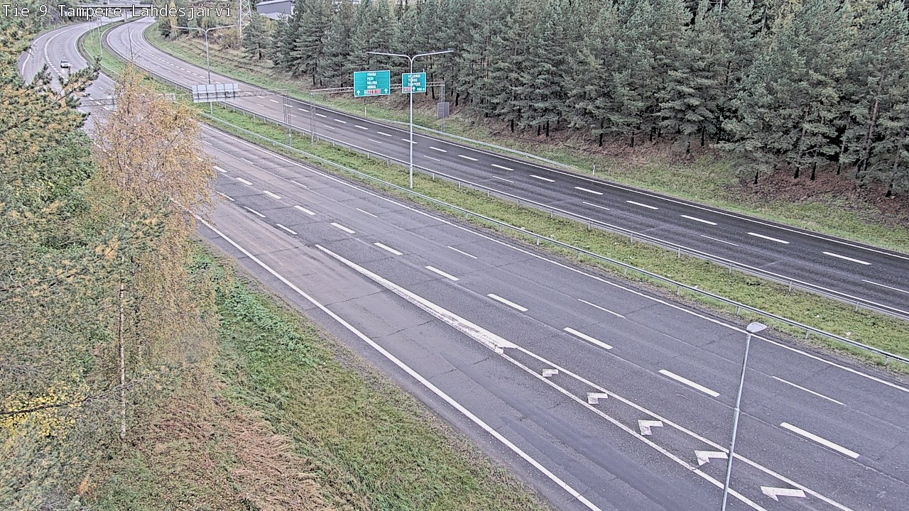 Weather Camera Image Road 9 Tampere, Lahdesjärvi, Tampere, Pirkanmaa