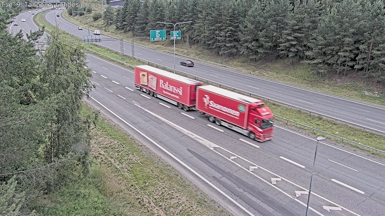 Weather Camera Image Road 9 Tampere, Lahdesjärvi, Tampere, Pirkanmaa