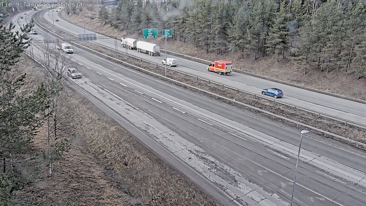 Weather Camera Image Road 9 Tampere, Lahdesjärvi, Tampere, Pirkanmaa