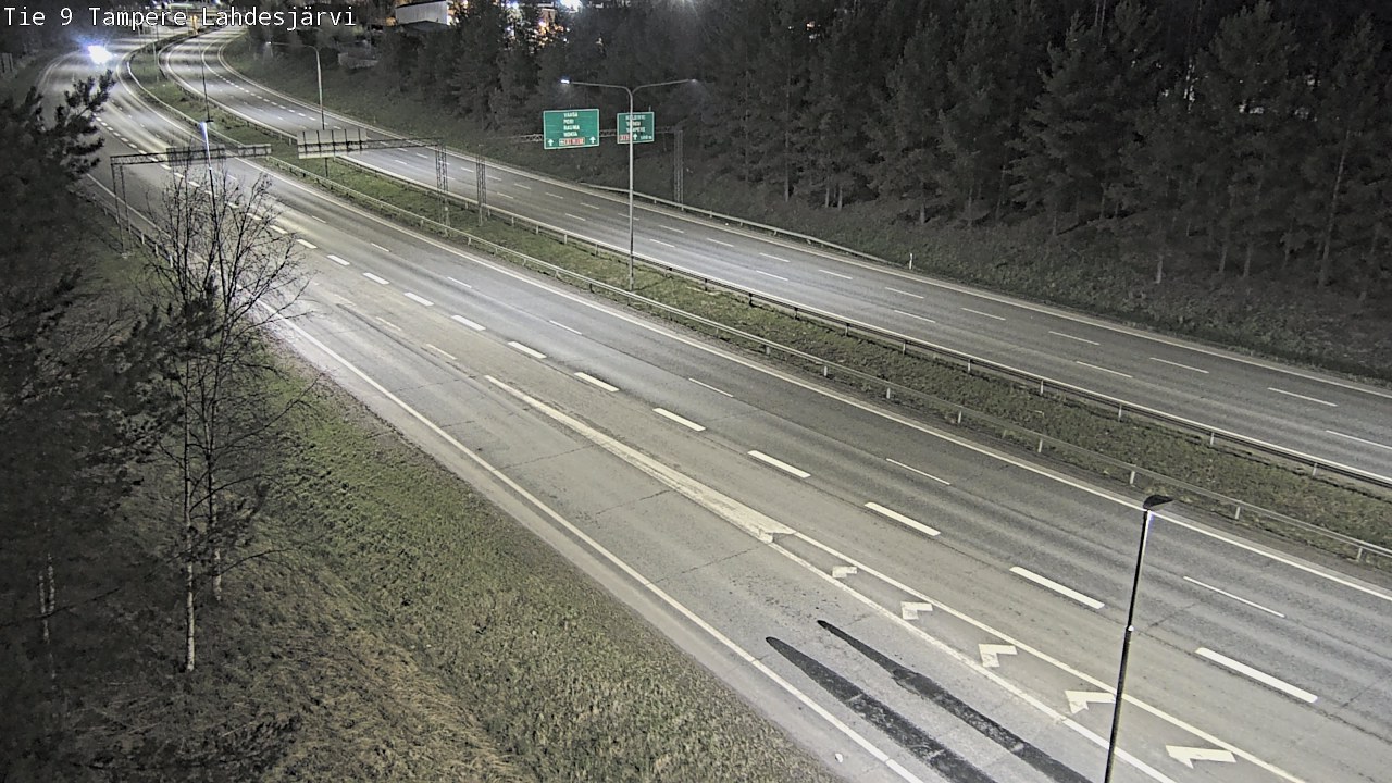 Weather Camera Image Väg 9 Tammerfors, Lahdesjärvi, Tampere, Pirkanmaa
