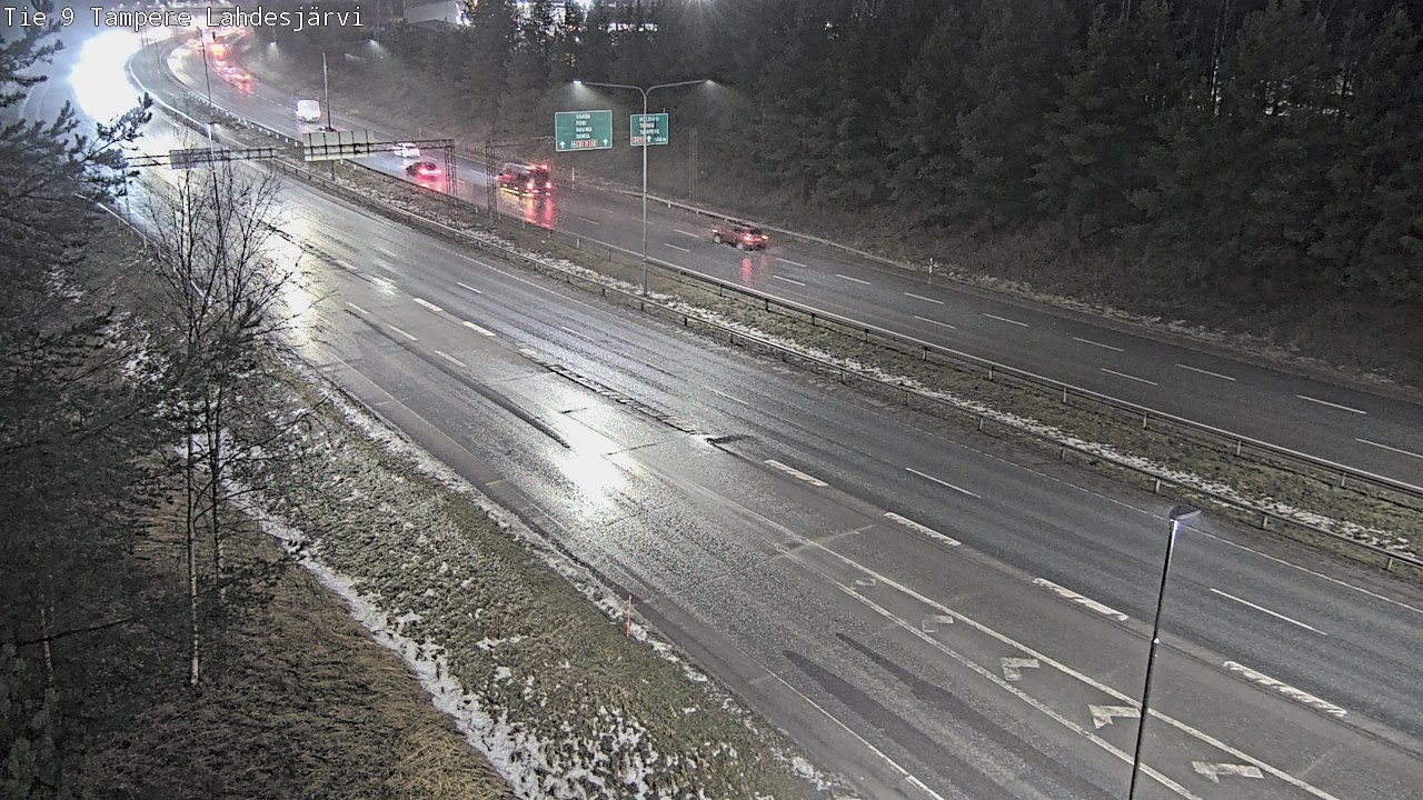 Weather Camera Image Väg 9 Tammerfors, Lahdesjärvi, Tampere, Pirkanmaa