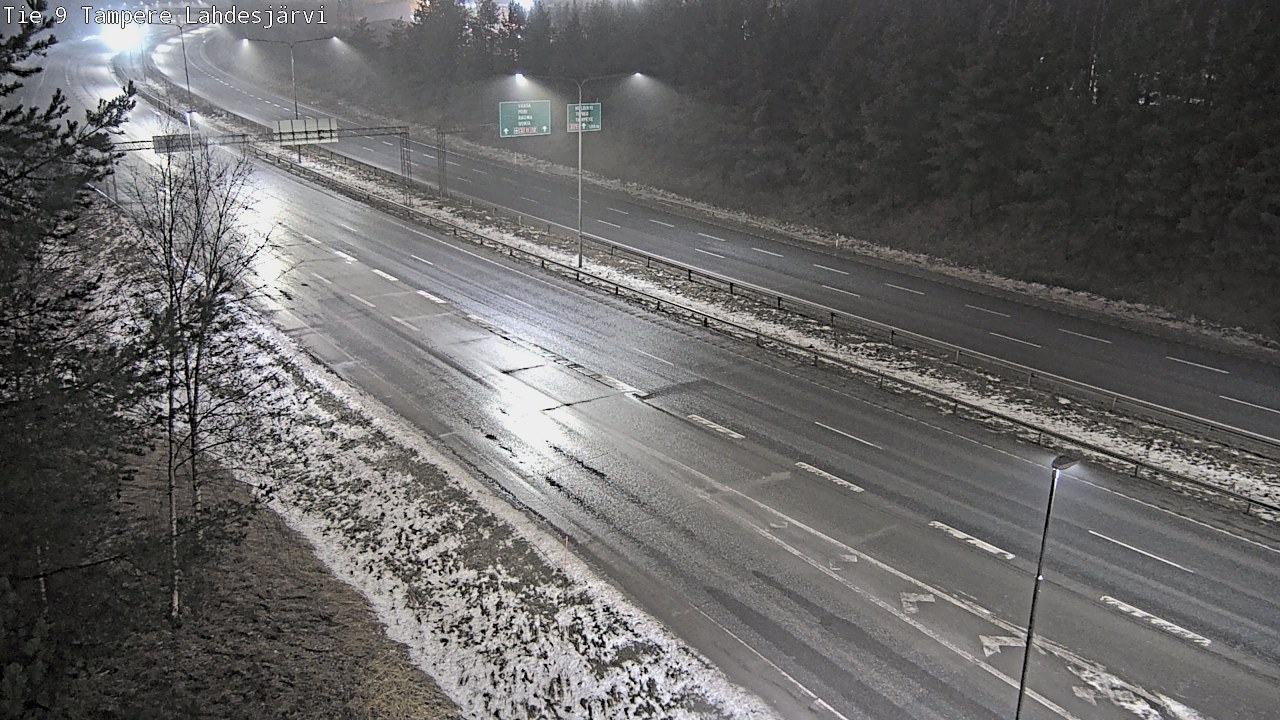 Weather Camera Image Väg 9 Tammerfors, Lahdesjärvi, Tampere, Pirkanmaa