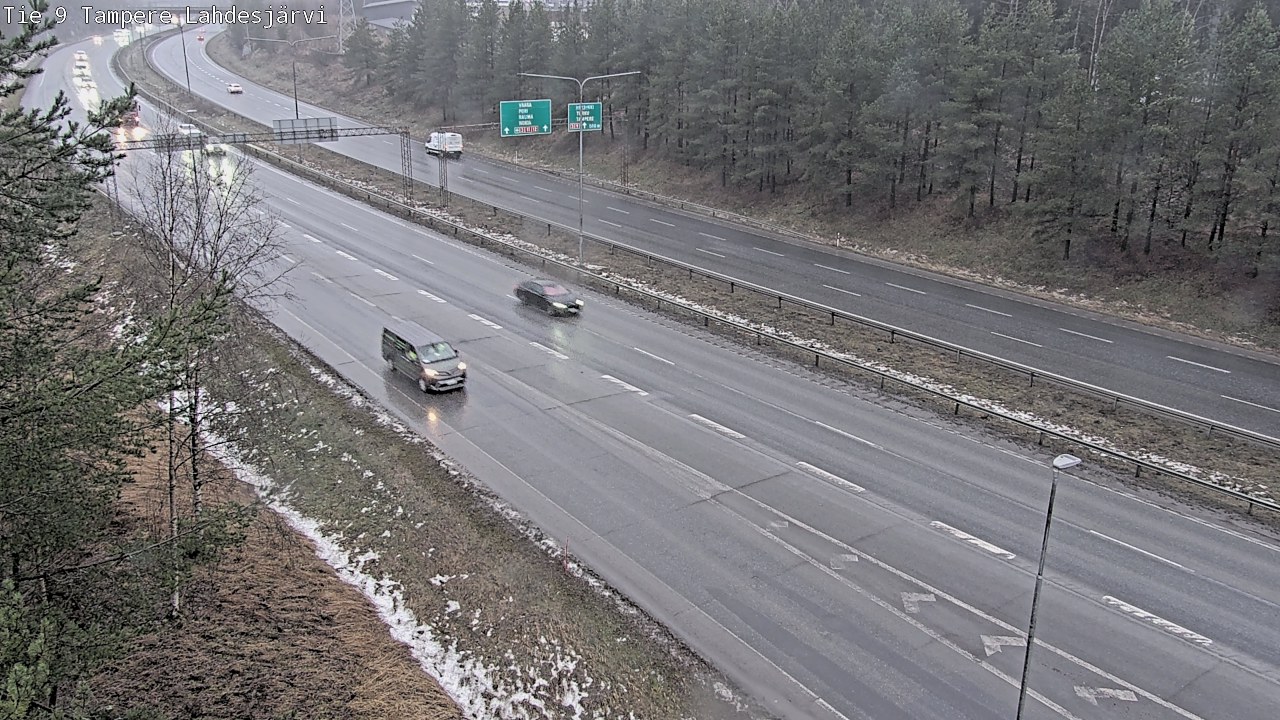 Weather Camera Image Väg 9 Tammerfors, Lahdesjärvi, Tampere, Pirkanmaa
