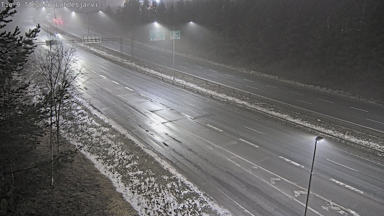 Weather Camera Image Väg 9 Tammerfors, Lahdesjärvi, Tampere, Pirkanmaa