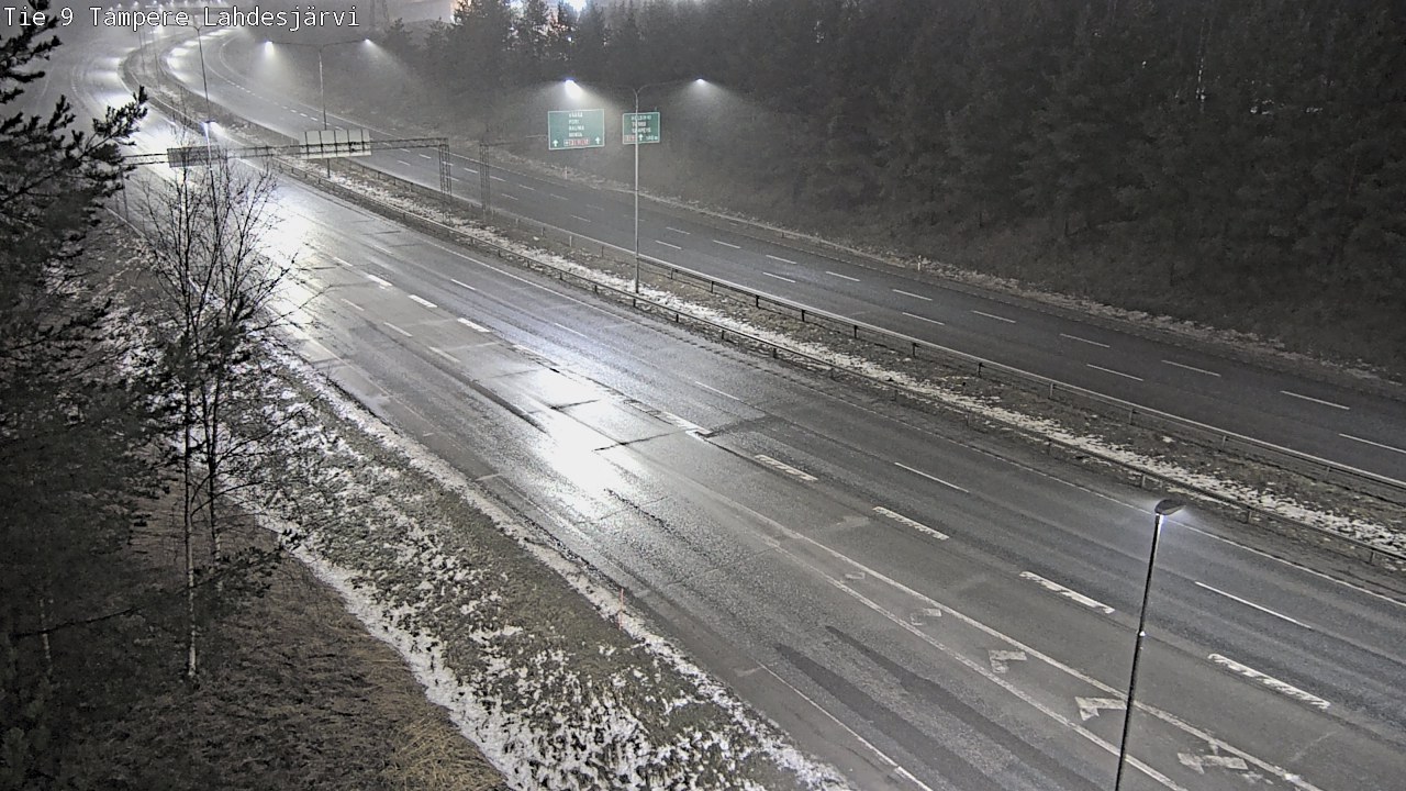 Weather Camera Image Väg 9 Tammerfors, Lahdesjärvi, Tampere, Pirkanmaa